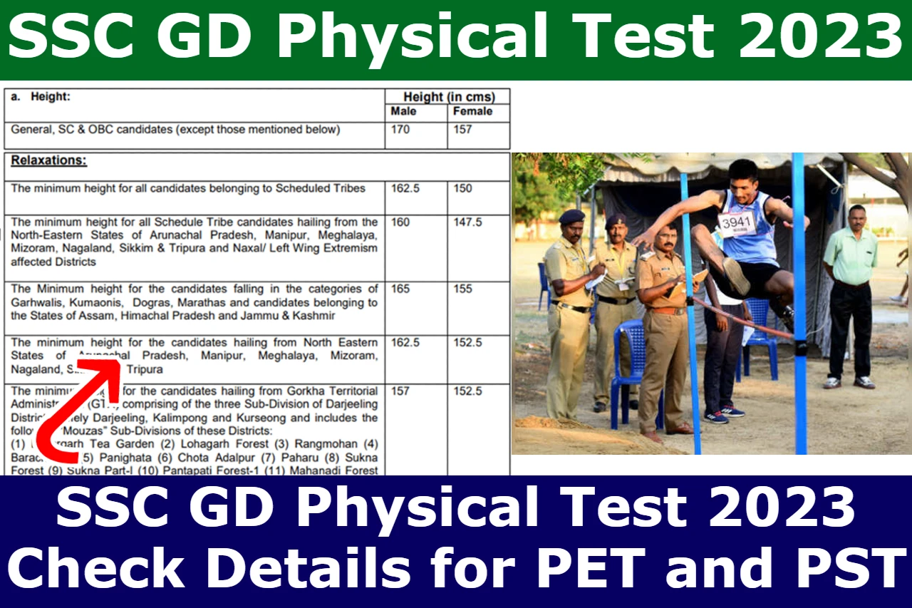 SSC GD Physical Test